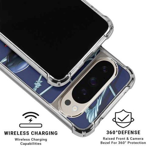 Marvel Spiderman Crawling Spiderman Google Pixel 9/9 Pro Clear Case